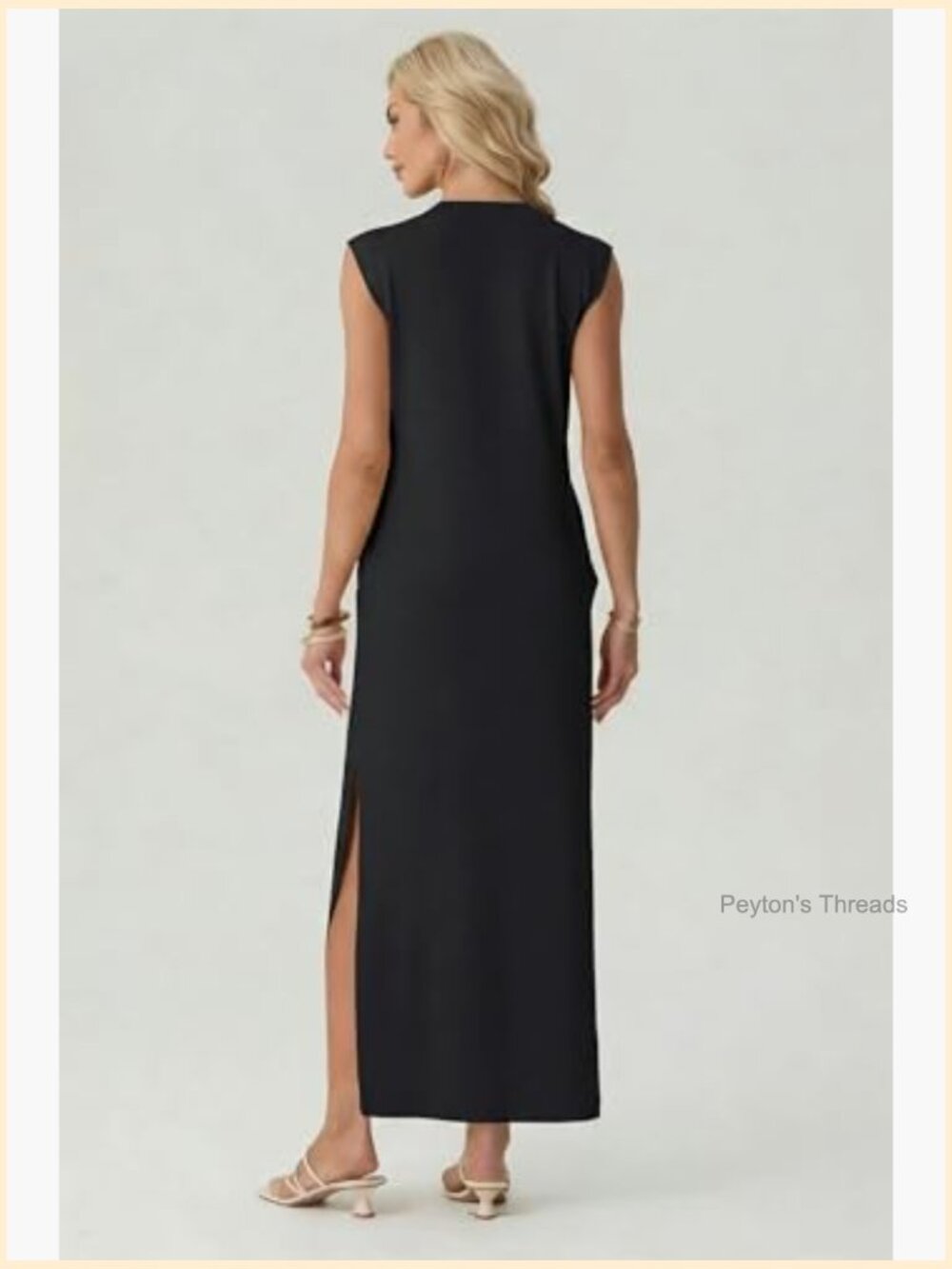 Anti-Pilling Shift Sweater Maxi Dress with Pockets - Picture 7 of 7